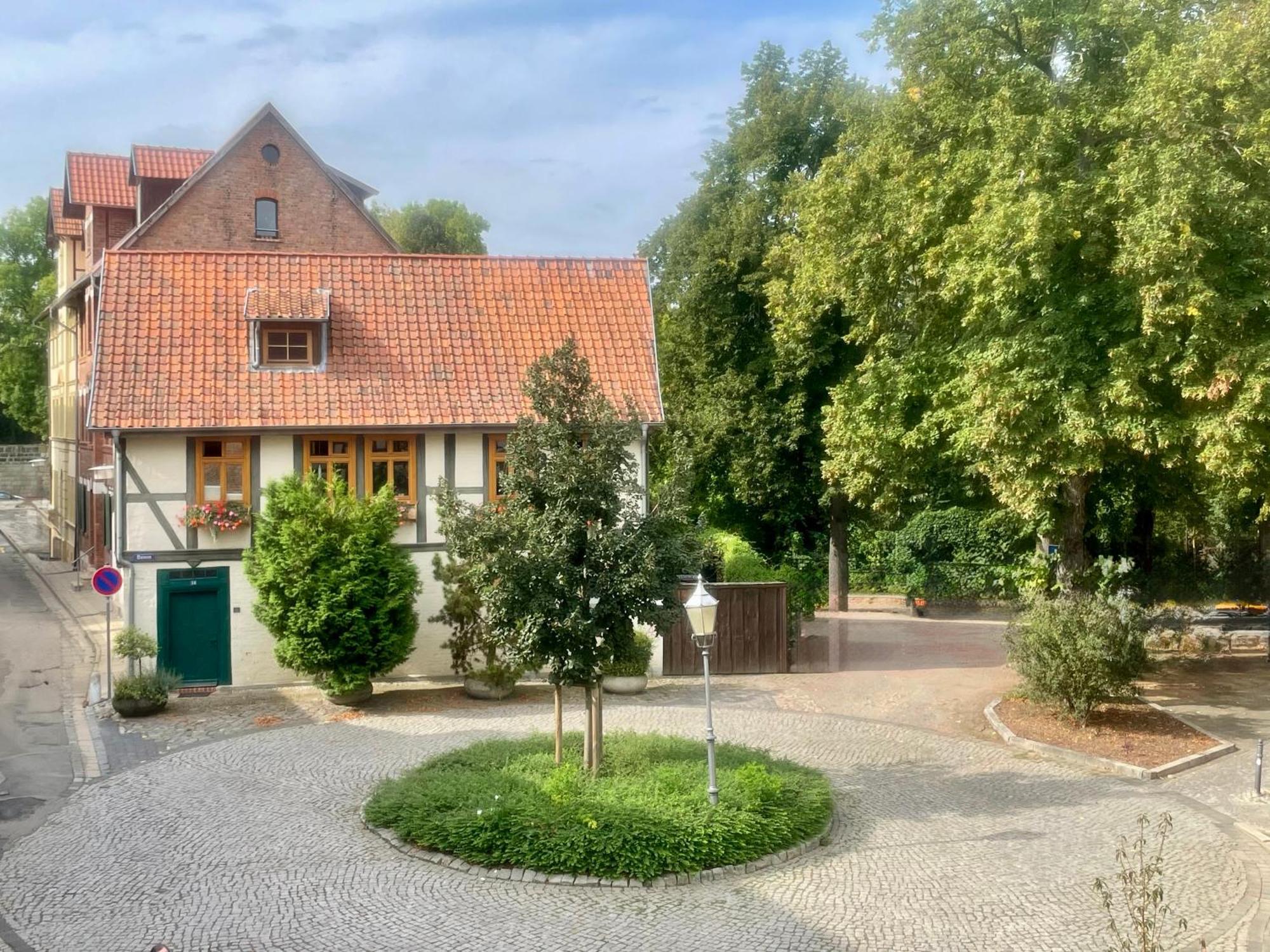 Ferienwohnung Am Quedlinburger Stadtbad Exteriör bild