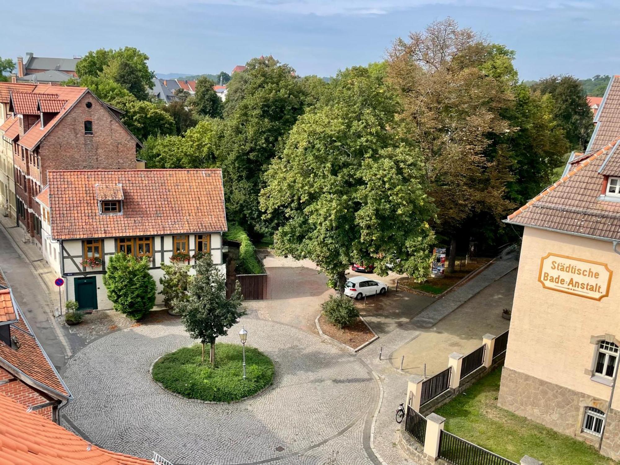Ferienwohnung Am Quedlinburger Stadtbad Exteriör bild